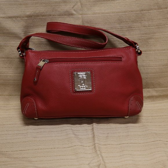 Tignanello Red Shoulder Bag - Picture 1 of 3